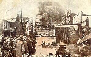 Dayton Ohio Flood and Fire